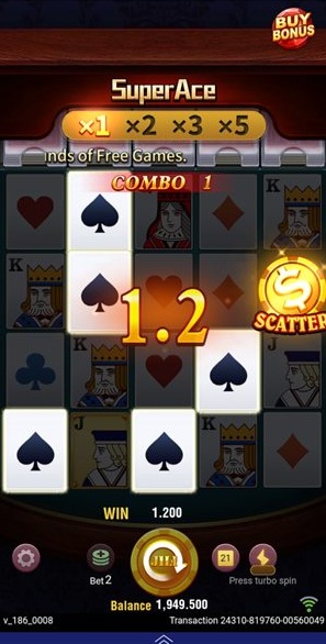 Super Ace app screenshot 1